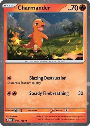 Charmander - 004/165 (Cosmos Holo) 4 - [SV Scarlet & Violet Promo Cards] Holofoil