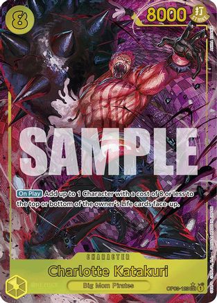 Charlotte Katakuri (Alternate Art) (OP03-123) - Premium Booster -The Best-