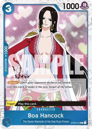 Boa Hancock (Alternate Art) (Pisuke) (ST03-013) - Premium Booster