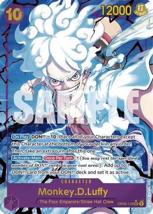 Monkey.D.Luffy (OP05-119) (Alternate Art) (OP05-119) - Premium Booster -The Best-