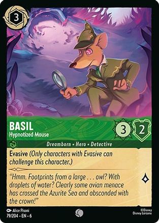 Basil - Hypnotized Mouse (79/204) Cold Foil - Azurite Sea