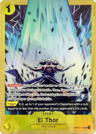 El Thor (Premium Card Collection -Best Selection Vol. 2-) (OP05-114) - One Piece Promotion Cards