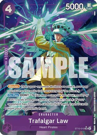 Trafalgar Law (Alternate Art) (ottan) (ST10-010) - Premium Booster