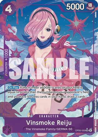 Vinsmoke Reiju (Alternate Art) (OP06-069) - Premium Booster