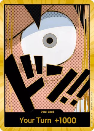 DON!! Card (Luffy) (Gold) - Premium Booster -The Best-