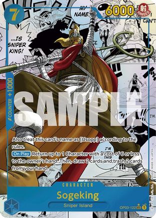 Sogeking (Alternate Art) (Manga) (OP03-122) - Premium Booster