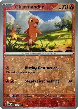 Charmander - 004/165 (Cosmos Holo) (Costco Exclusive) 4 - [Miscellaneous Cards & Products] Holofoil