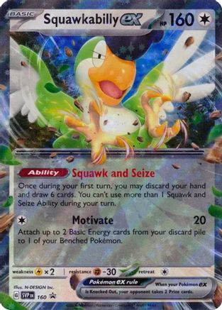 Squawkabilly ex - SVP160 - [SV Scarlet & Violet Promo Cards] Holofoil