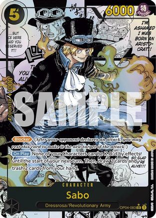 Sabo (OP04-083) (Manga) (OP04-083) - Premium Booster -The Best-