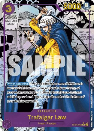 Trafalgar Law (OP05-069) (Manga) (OP05-069) - Premium Booster -The Best-