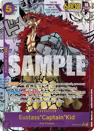 Eustass"Captain"Kid (OP05-074) (Manga) (OP05-074) - Premium Booster -The Best-