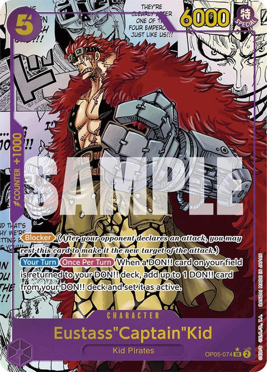 Eustass"Captain"Kid (Alternate Art) (Manga) (OP05-074) - Premium Booster