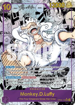 Monkey.D.Luffy (OP05-119) (Manga) (OP05-119) - Premium Booster -The Best-