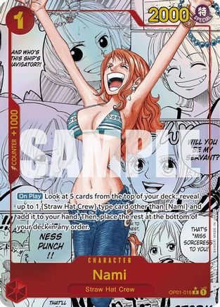 Nami (Alternate Art) (Manga) (OP01-016) - Premium Booster