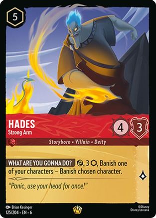 Hades - Strong Arm (125/204) Cold Foil - Azurite Sea