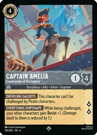 Captain Amelia - Commander of the Legacy (192/204)  - Azurite Sea