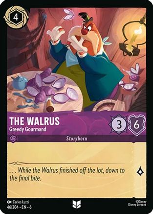 The Walrus - Greedy Gourmand (46/204)  - Azurite Sea