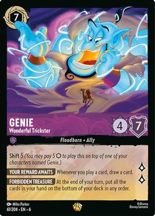 Genie - Wonderful Trickster (61/204)  - Azurite Sea