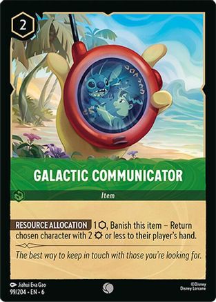 Galactic Communicator (99/204)  - Azurite Sea