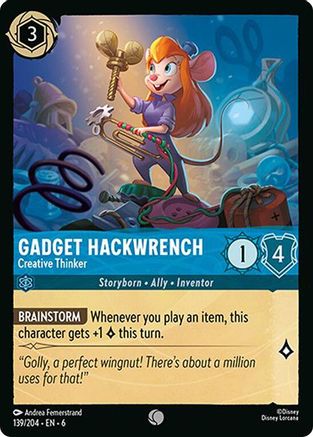 Gadget Hackwrench - Creative Thinker (139/204)  - Azurite Sea