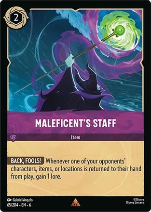 Maleficent's Staff (65/204)  - Azurite Sea