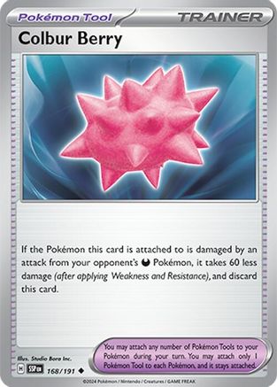 Colbur Berry 168/191 - [SV08 Surging Sparks] Reverse Holofoil