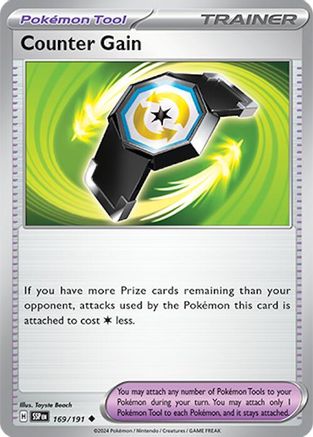 Counter Gain 169/191 - [SV08 Surging Sparks] Reverse Holofoil