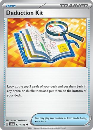 Deduction Kit 171/191 - [SV08 Surging Sparks] Reverse Holofoil