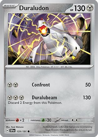 Duraludon 129/191 - [SV08 Surging Sparks] Reverse Holofoil