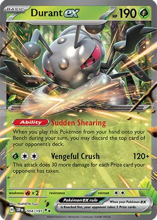 Durant ex 4/191 - [SV08 Surging Sparks] Holofoil