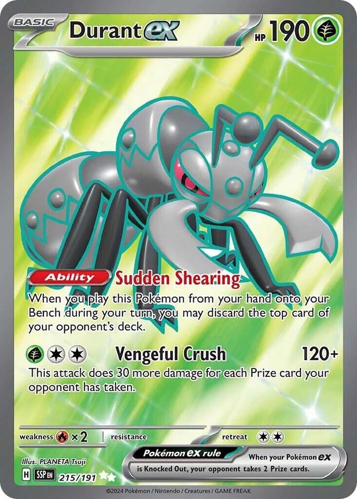 Durant ex 215/191 - [SV08 Surging Sparks] Holofoil