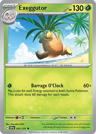 Exeggutor 3/191 - [SV08 Surging Sparks] Reverse Holofoil