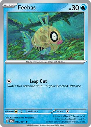 Feebas 41/191 - [SV08 Surging Sparks] Reverse Holofoil