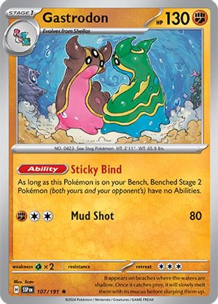 Gastrodon 107/191 - [SV08 Surging Sparks] Holofoil