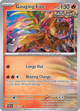 Gouging Fire 38/191 - [SV08 Surging Sparks] Holofoil