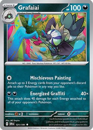 Grafaiai 121/191 - [SV08 Surging Sparks] Reverse Holofoil