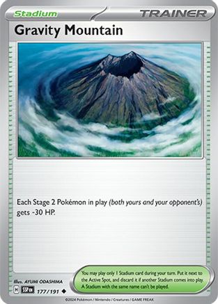 Gravity Mountain 177/191 - [SV08 Surging Sparks] Reverse Holofoil