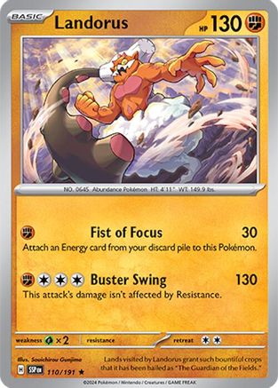 Landorus 110/191 - [SV08 Surging Sparks] Reverse Holofoil