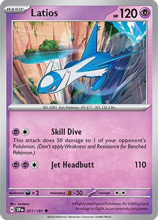 Latios - 077/191 - [SV08 Surging Sparks] Reverse Holofoil