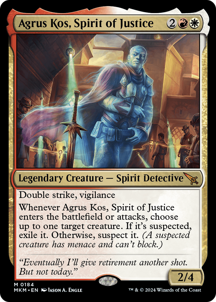 Agrus Kos, Spirit of Justice (MKM-184) - [Murders at Karlov Manor] Foil