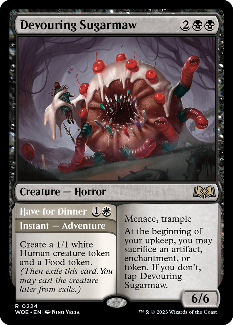 Devouring Sugarmaw (WOE-224) - [Wilds of Eldraine] Foil