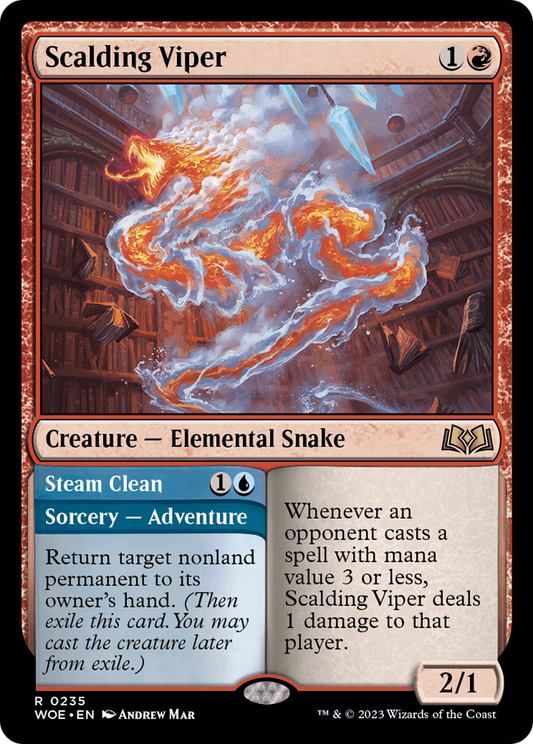 Scalding Viper (WOE-235) - [Wilds of Eldraine]
