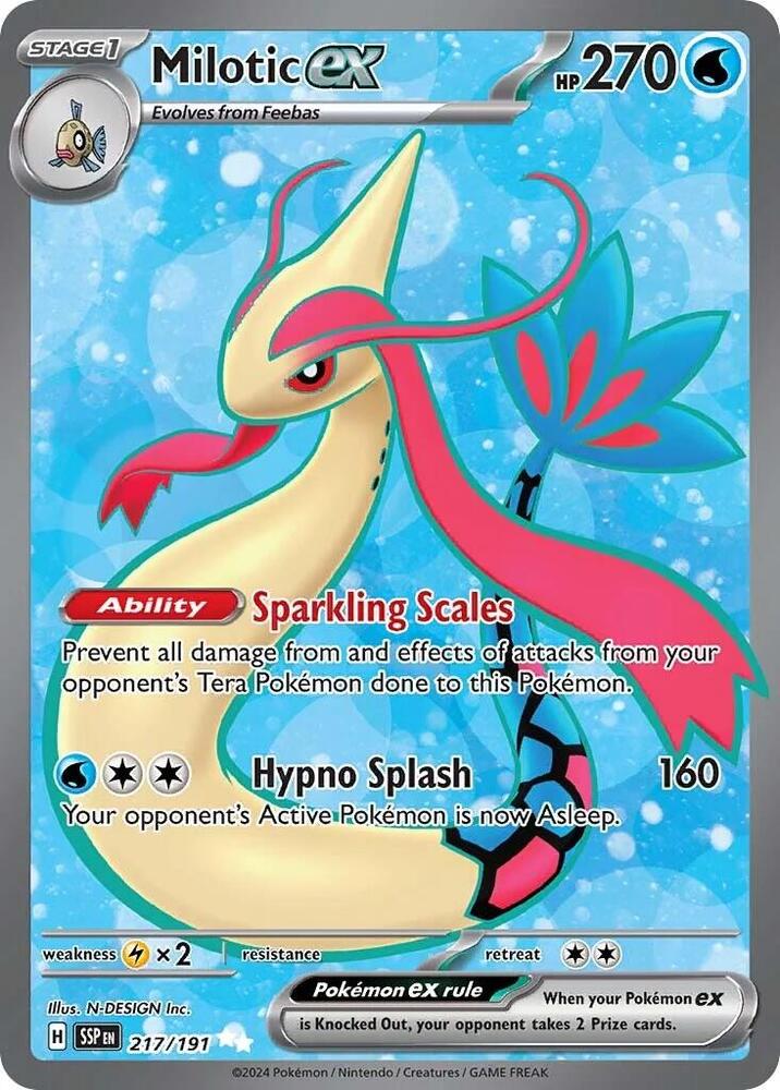 Milotic ex 217/191 - [SV08 Surging Sparks] Holofoil