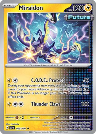 Miraidon 69/191 - [SV08 Surging Sparks] Reverse Holofoil