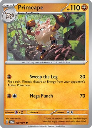 Primeape 99/191 - [SV08 Surging Sparks]