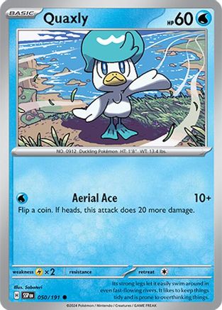 Quaxly 50/191 - [SV08 Surging Sparks] Reverse Holofoil