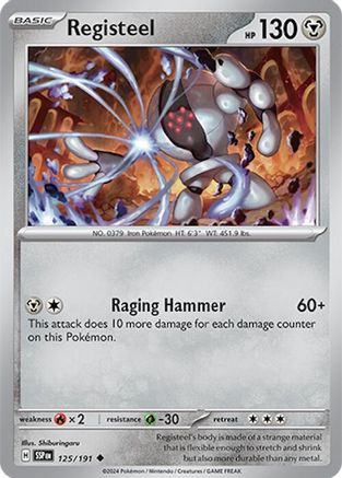 Registeel 125/191 - [SV08 Surging Sparks] Reverse Holofoil