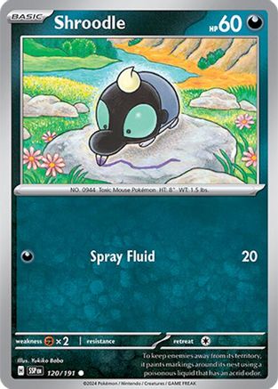 Shroodle 120/191 - [SV08 Surging Sparks] Reverse Holofoil