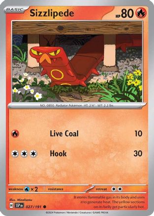 Sizzlipede 27/191 - [SV08 Surging Sparks]