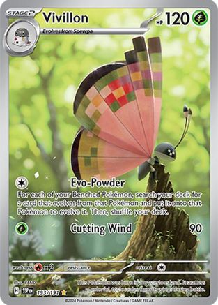 Vivillon 193/191 - [SV08 Surging Sparks] Holofoil